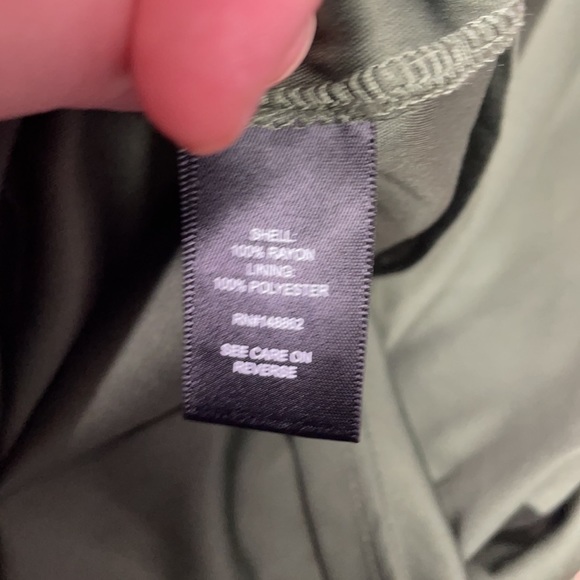 Torrid olive button front gauze skater dress - Picture 9 of 9